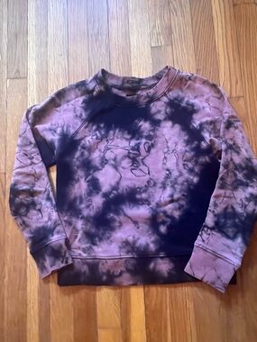 MOTHER Tie-Dye Crewneck Sweatshirt
